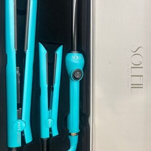 Professional Full Set | Flat Iron, Curling Iron 19mm, Mini Flat Iron